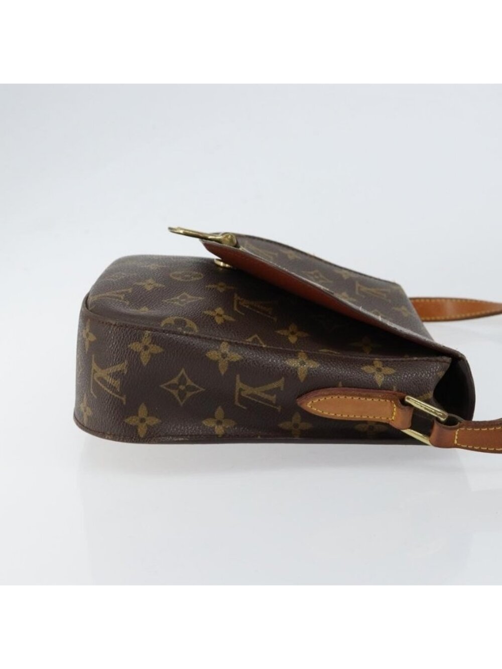 Authentic LOUIS VUITTON Monogram Saint Cloud GM Shoulder Bag M51242 LV - Picture 11 of 16